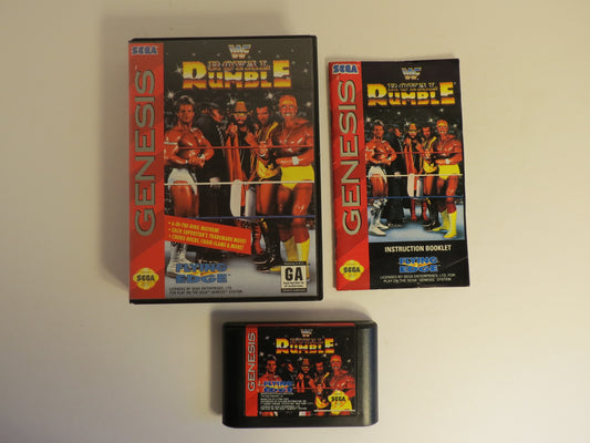 WWF Royal Rumble Sega Genesis Game CIB