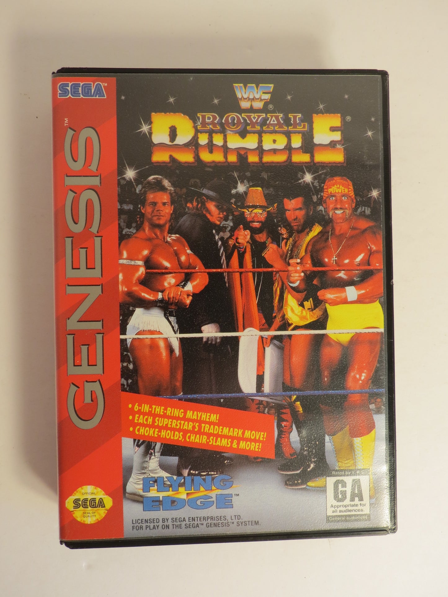 WWF Royal Rumble Sega Genesis Game CIB