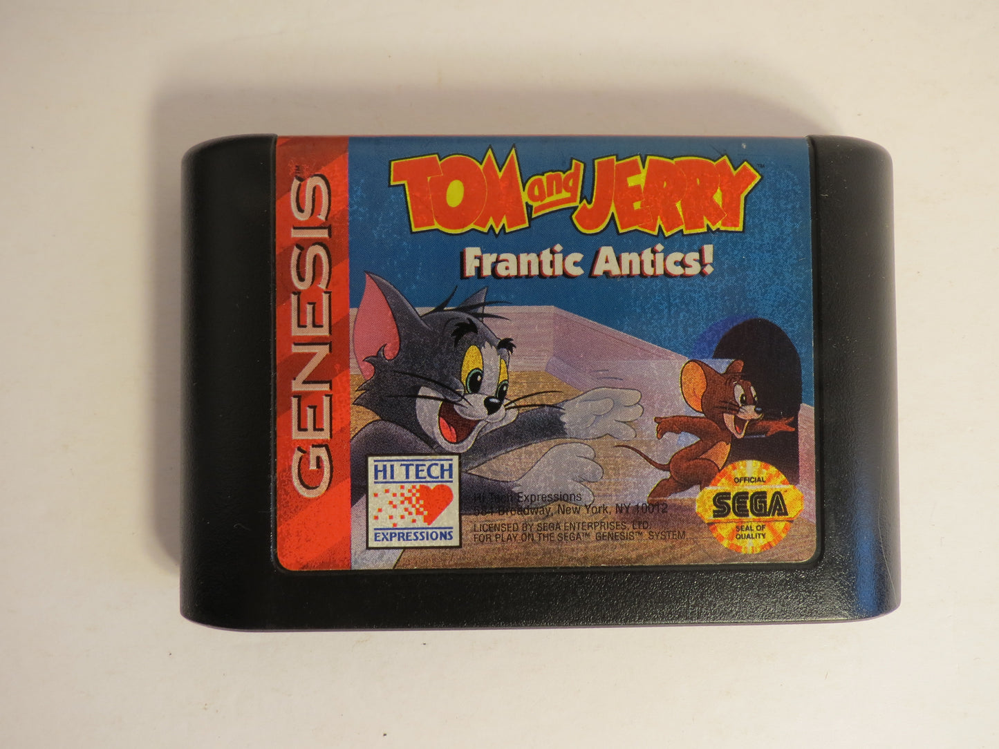Tom and Jerry Frantic Antics! Sega Genesis Game CIB