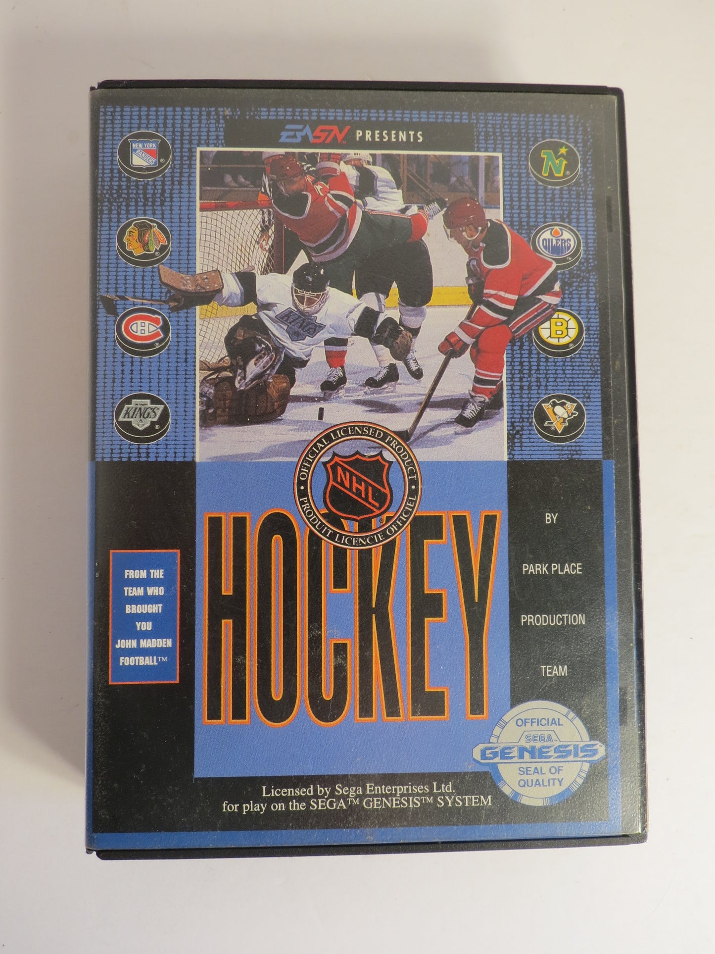 NHL Hockey Sega Genesis Game CIB