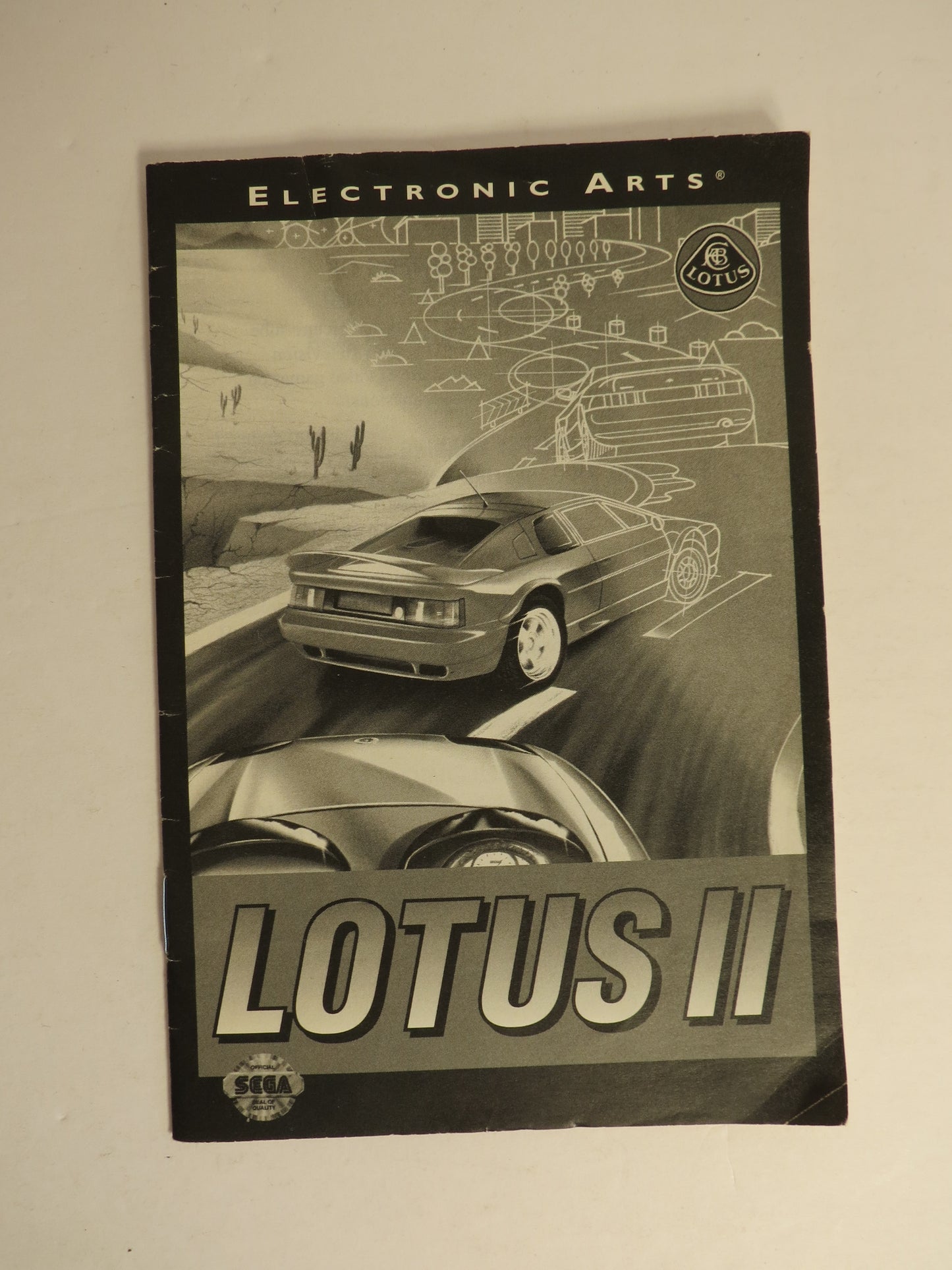 Lotus II Sega Genesis Game CIB