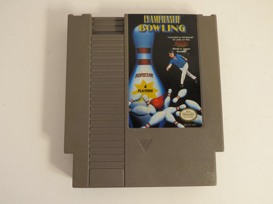 Championship Bowling Nintendo NES Game