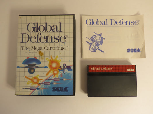 Global Defense Sega Master System Game SMS CIB
