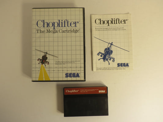 Choplifter Sega Master System Game SMS CIB