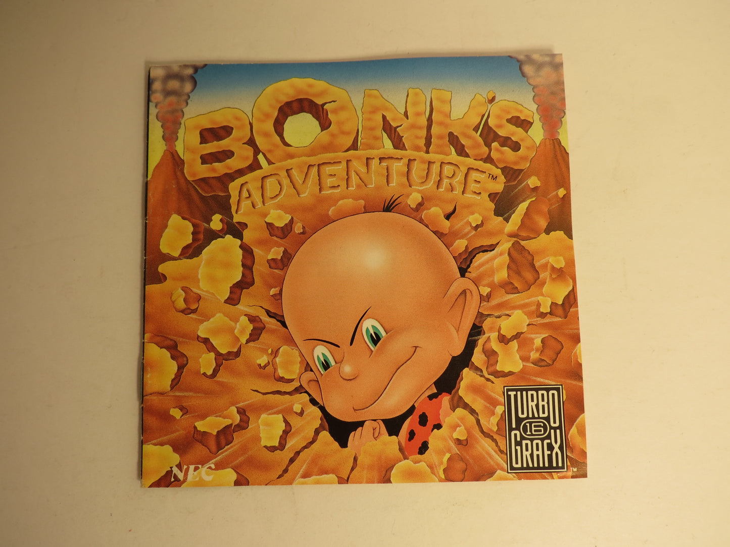 Bonk's Adventure Turbografx TG16 Game CIB