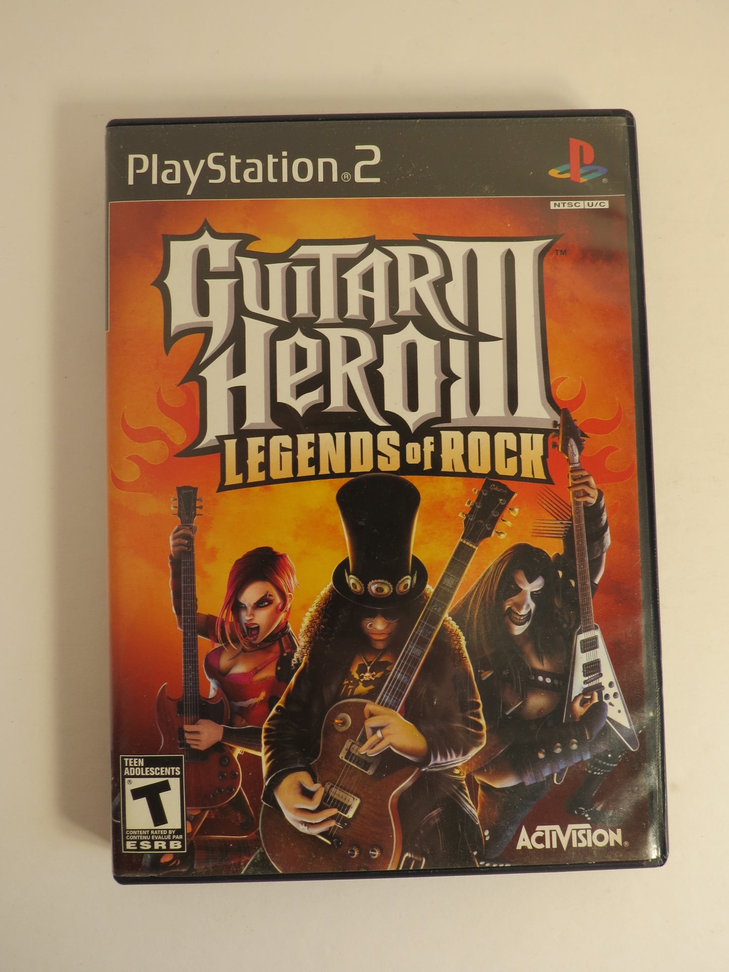Guitar Hero III Legends of Rock Playstation 2 PS2 Game CIB