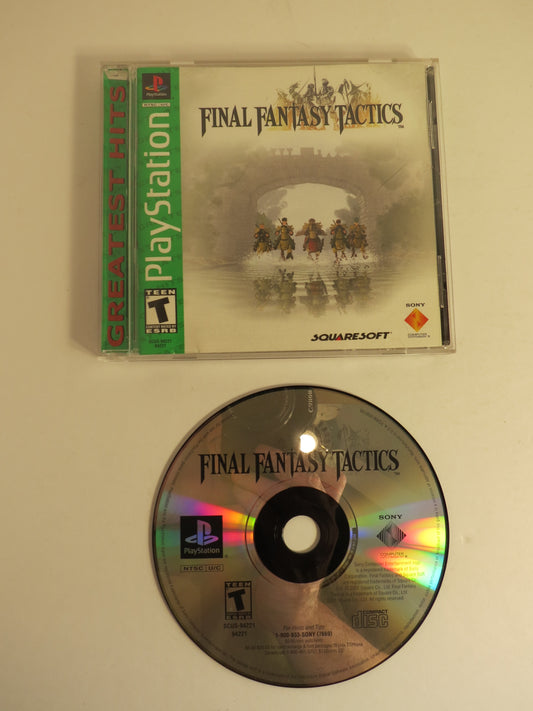 Final Fantasy Tactics Greatest Hits Playstation 1 PS1 Game CIB