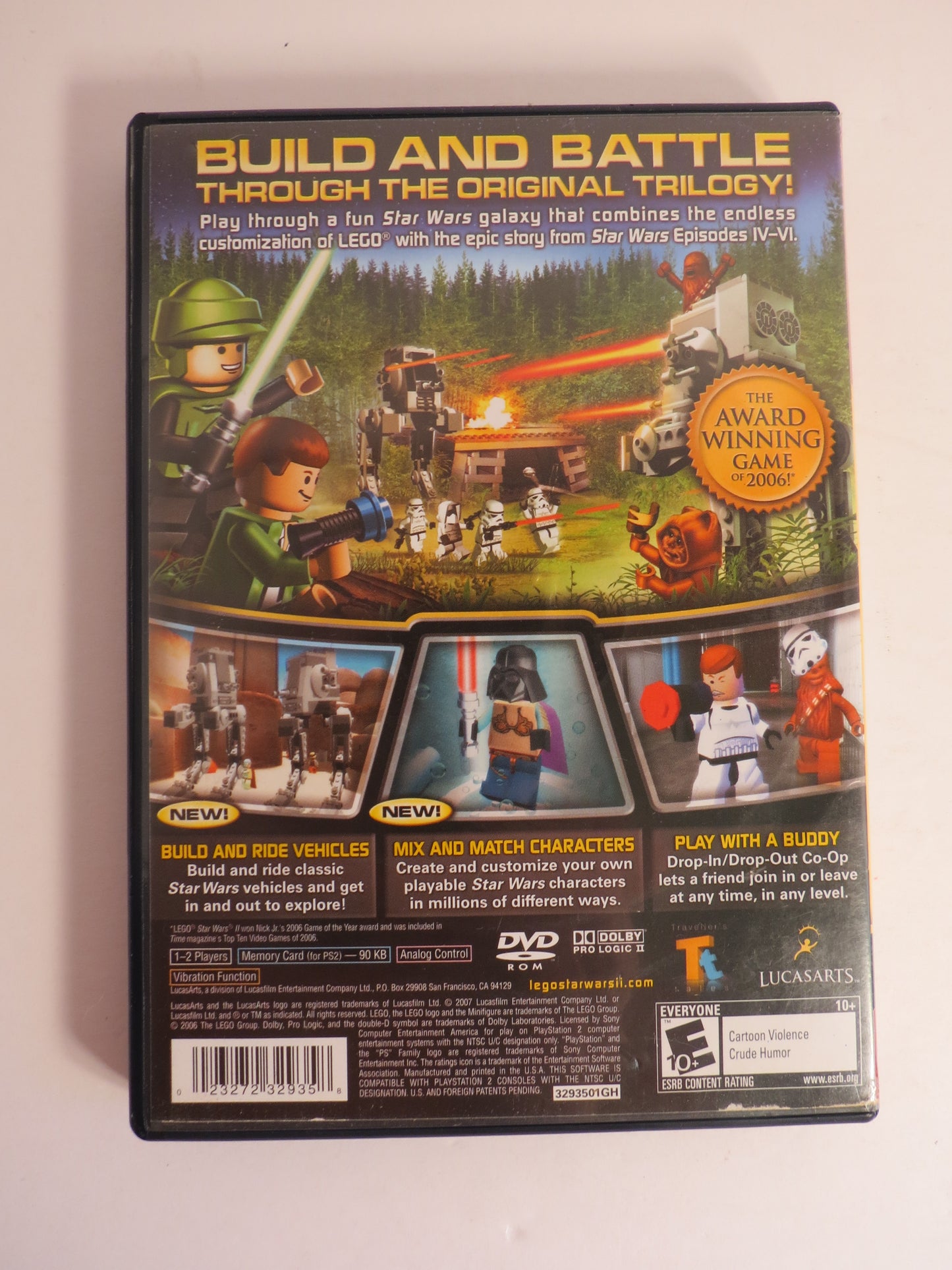 Lego Star Wars II the Original Trilogy GH Playstation 2 PS2 Game CB