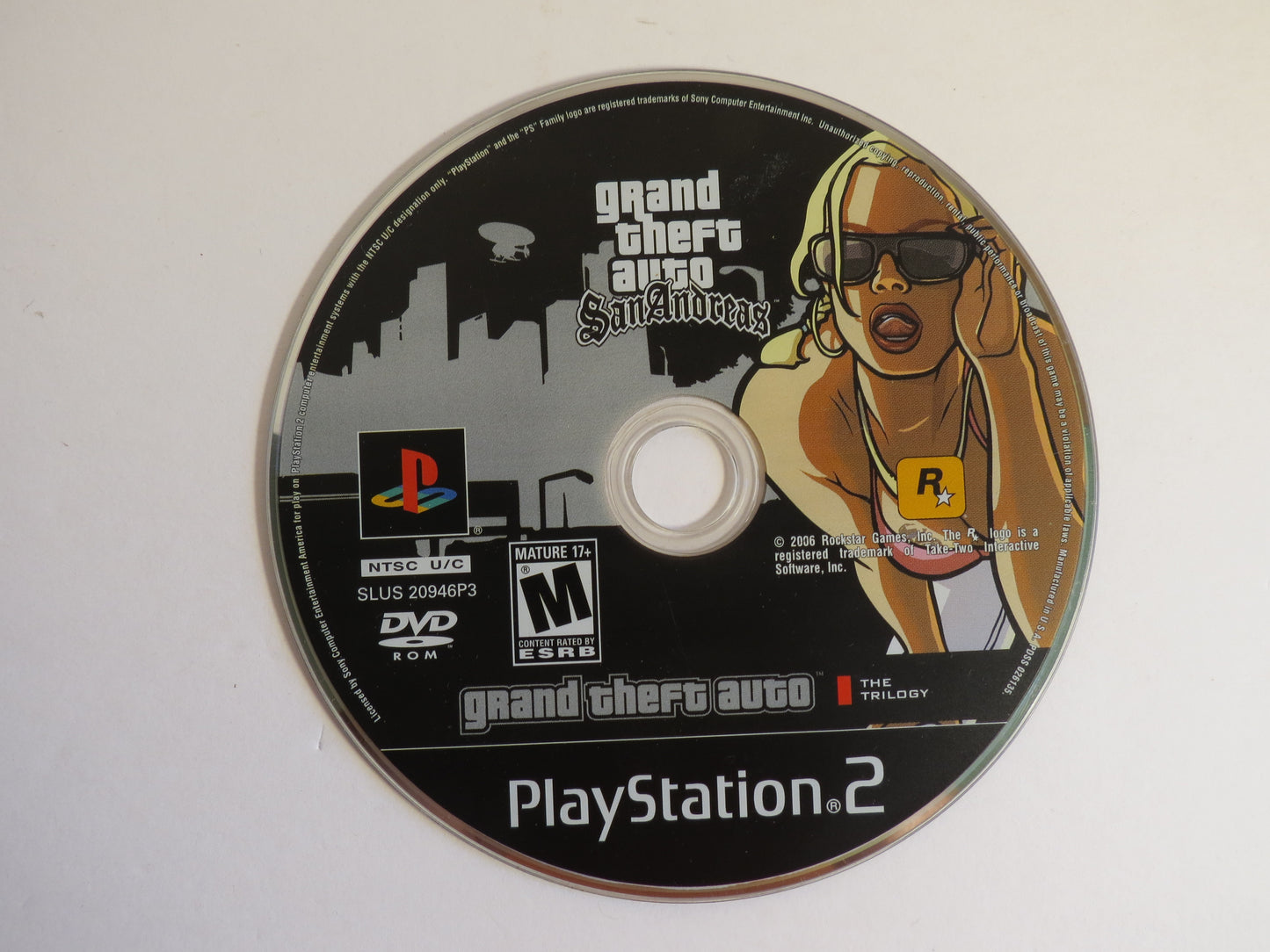 Grand Theft Auto San Andreas Playstation 2 PS2 Game CIB + Map