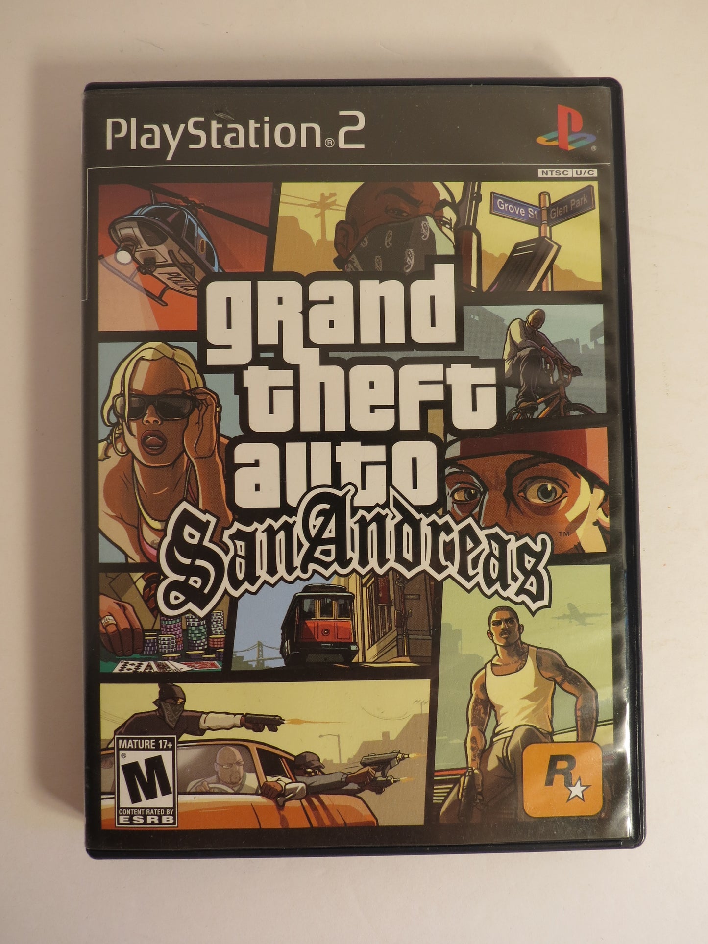 Grand Theft Auto San Andreas Playstation 2 PS2 Game CIB + Map