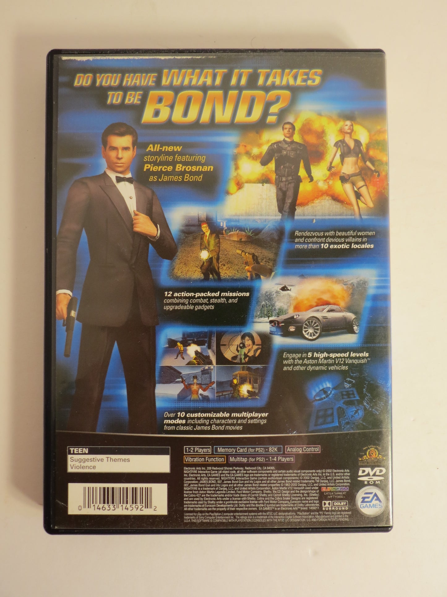 007 Nightfire Playstation 2 PS2 Game CIB