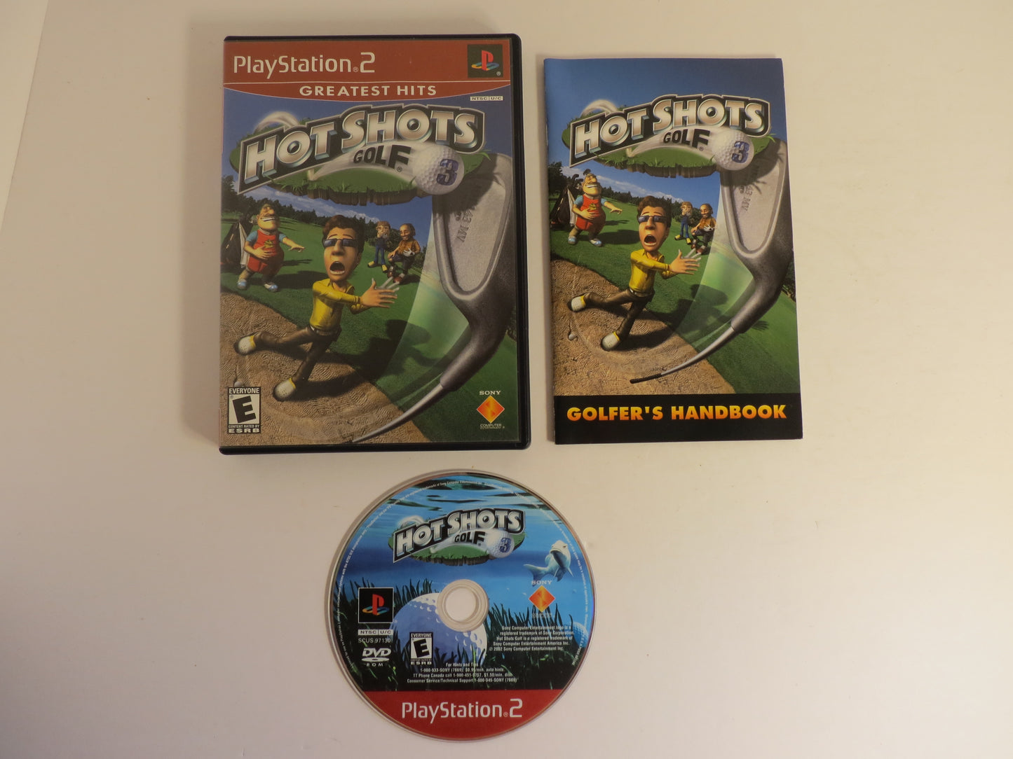 Hot Shots Golf 3 Greatest Hits Playstation 2 PS2 Game CIB