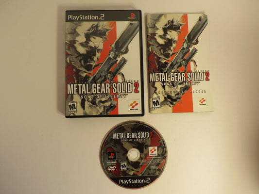Metal Gear Solid 2 Sons of Liberty Playstation 2 PS2 Game CIB