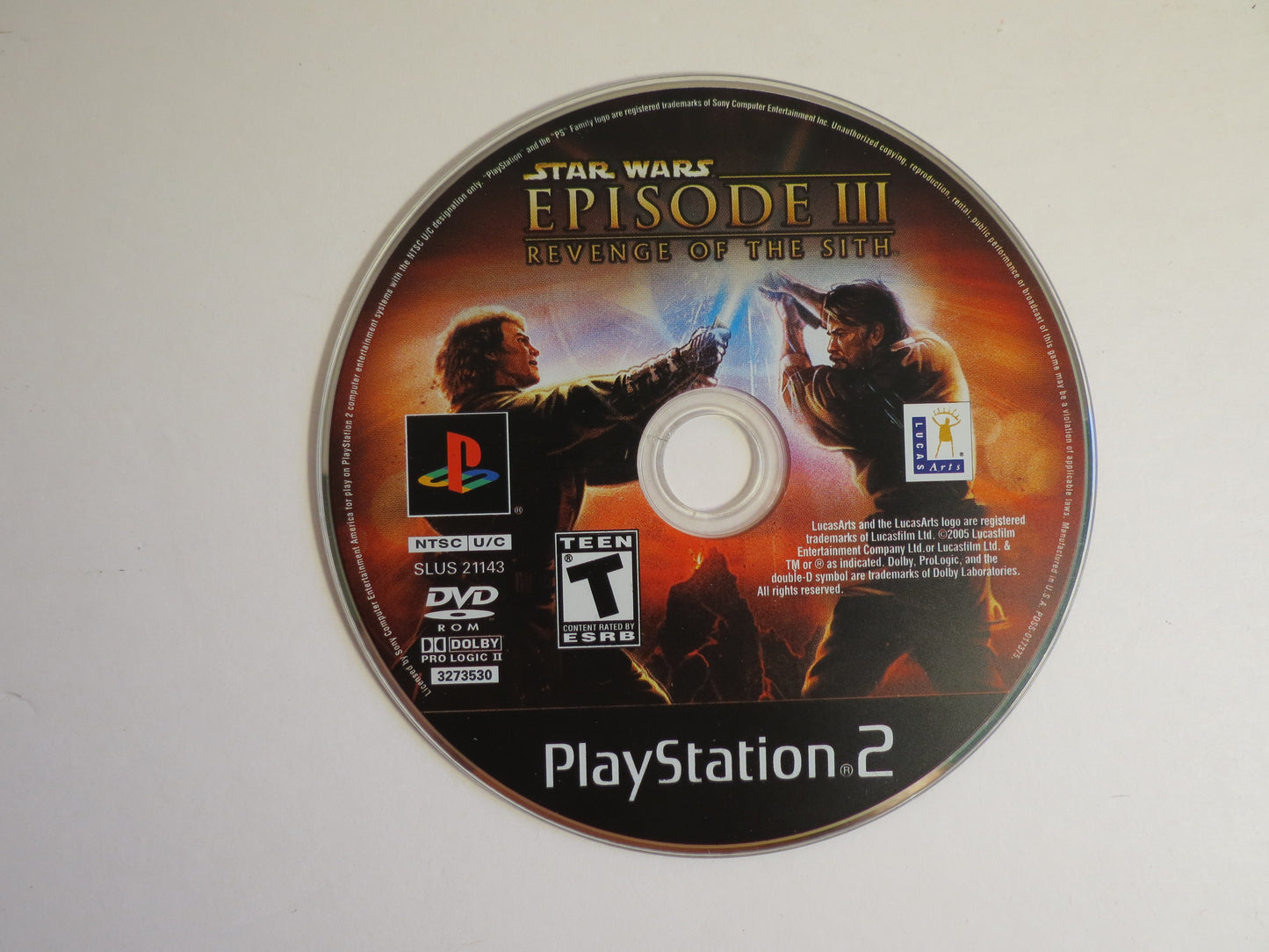 Star Wars Episode III Revenge of the Sith Playstation 2 PS2 Game CIB