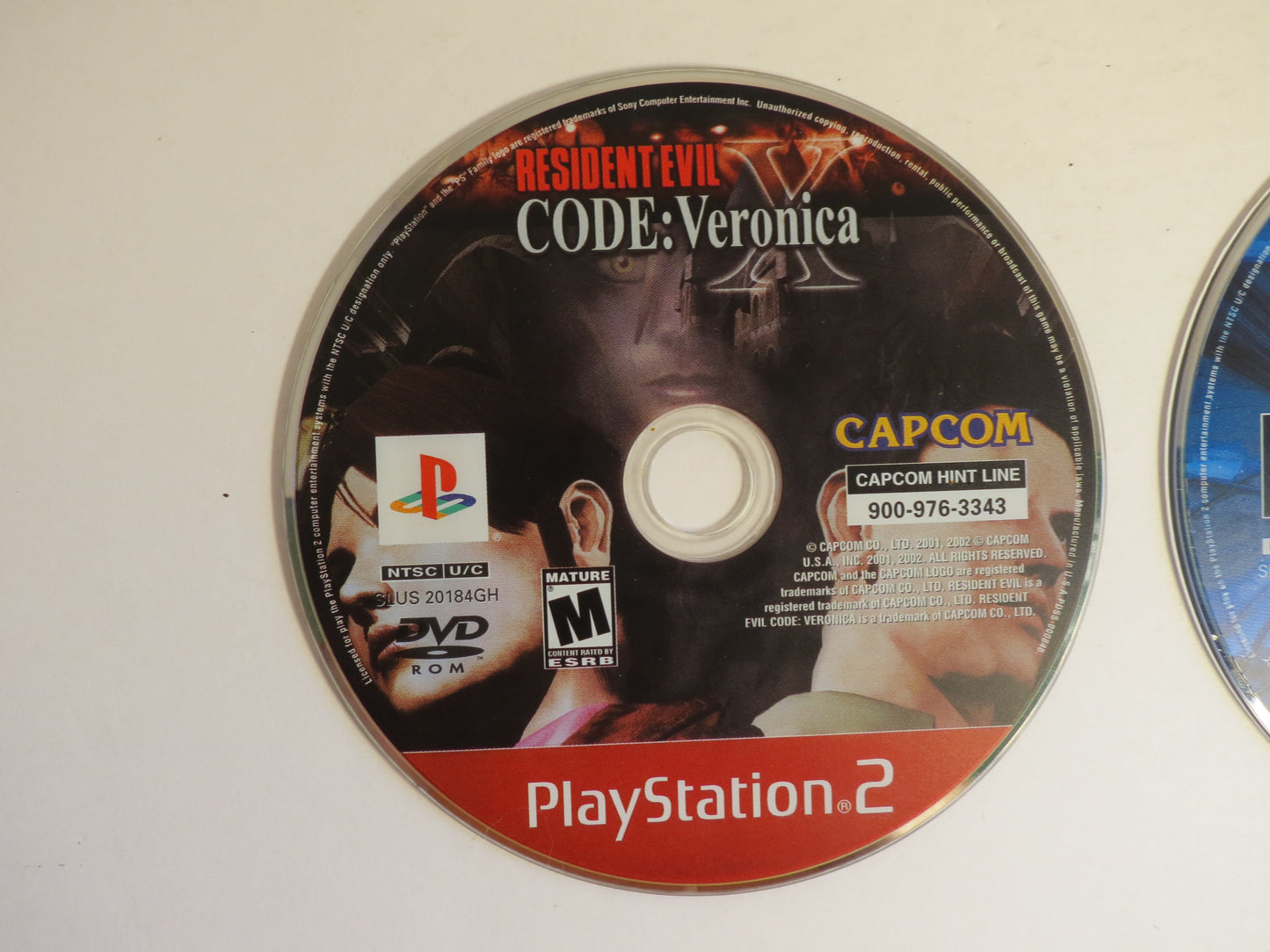 Resident Evil Code Veronica X Greatest Hits Playstation 2 PS2 Game CIB