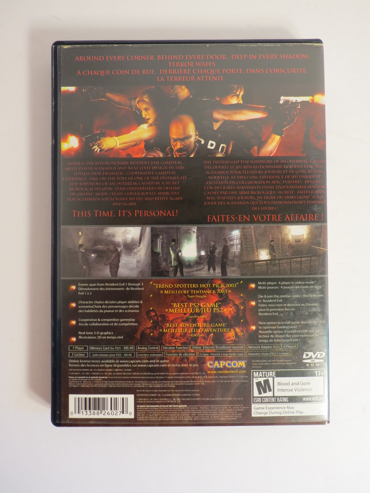 Resident Evil Outbreak Playstation 2 PS2 Game CIB