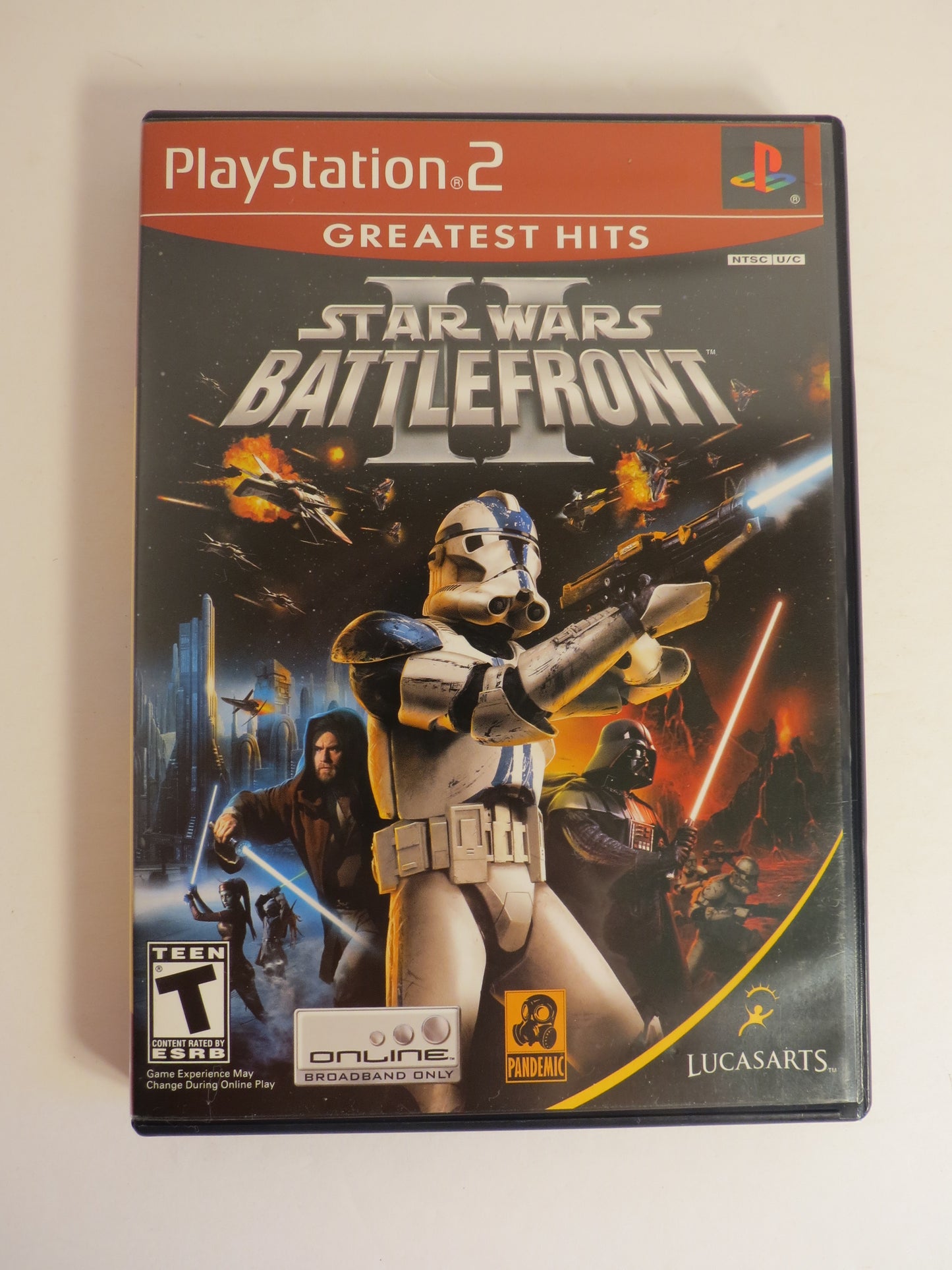 Star Wars Battlefront II Greatest Hits Playstation 2 PS2 Game CIB
