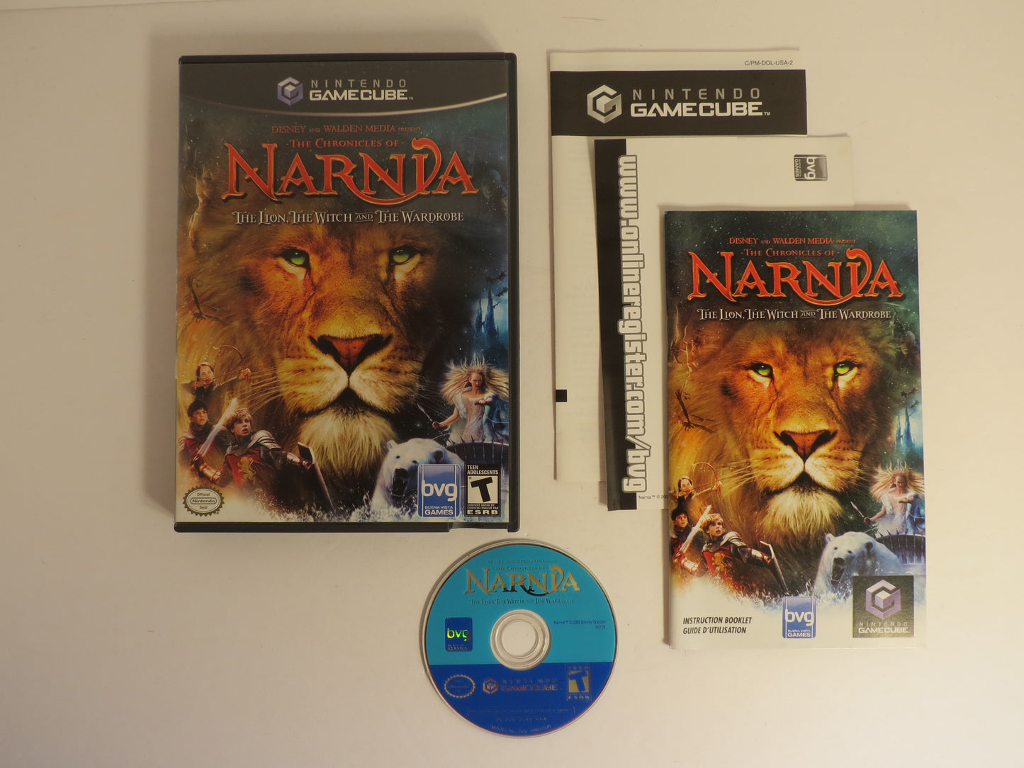 The Chronicles of Narnia Nintendo Gamecube Game CIB