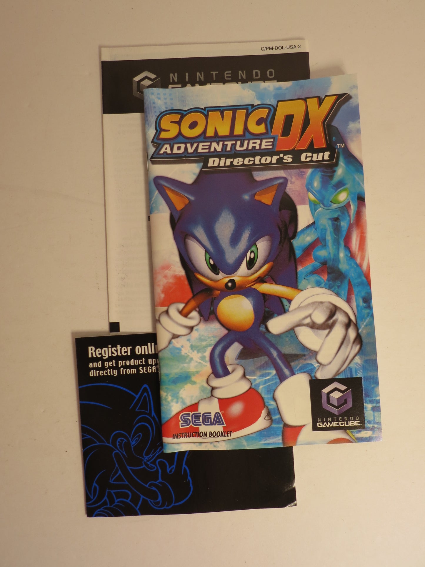 Sonic Adventure DX Player's Choice Nintendo Gamecube Game CIB