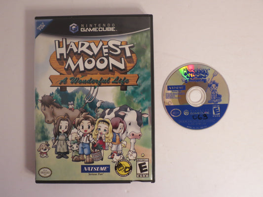 Harvest Moon: A Wonderful Life Nintendo Gamecube Game CB