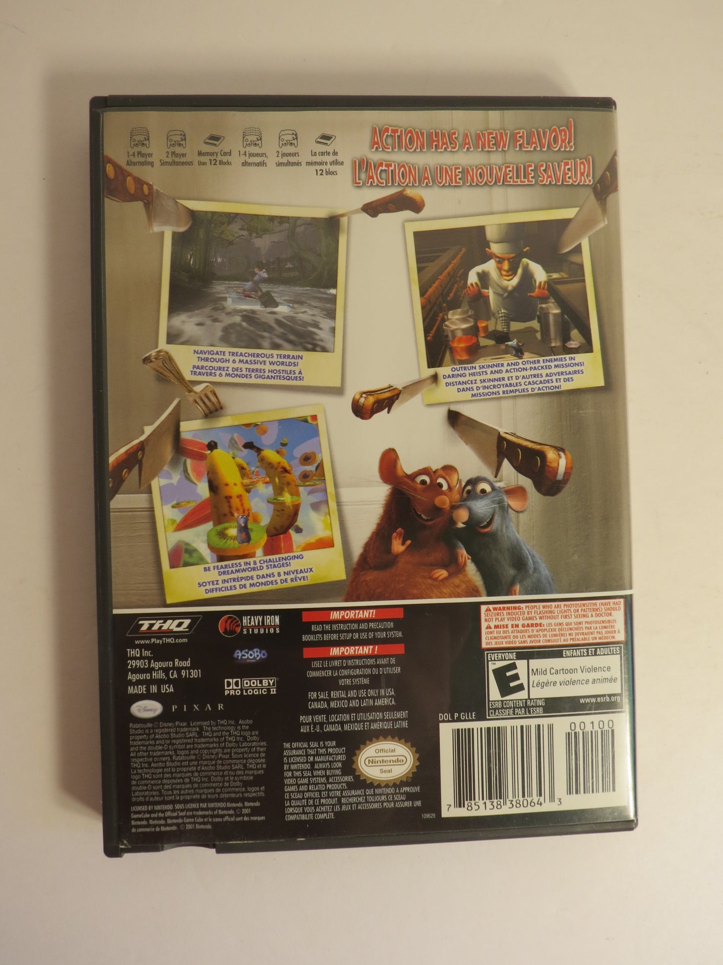 Ratatouille Nintendo Gamecube Game CIB
