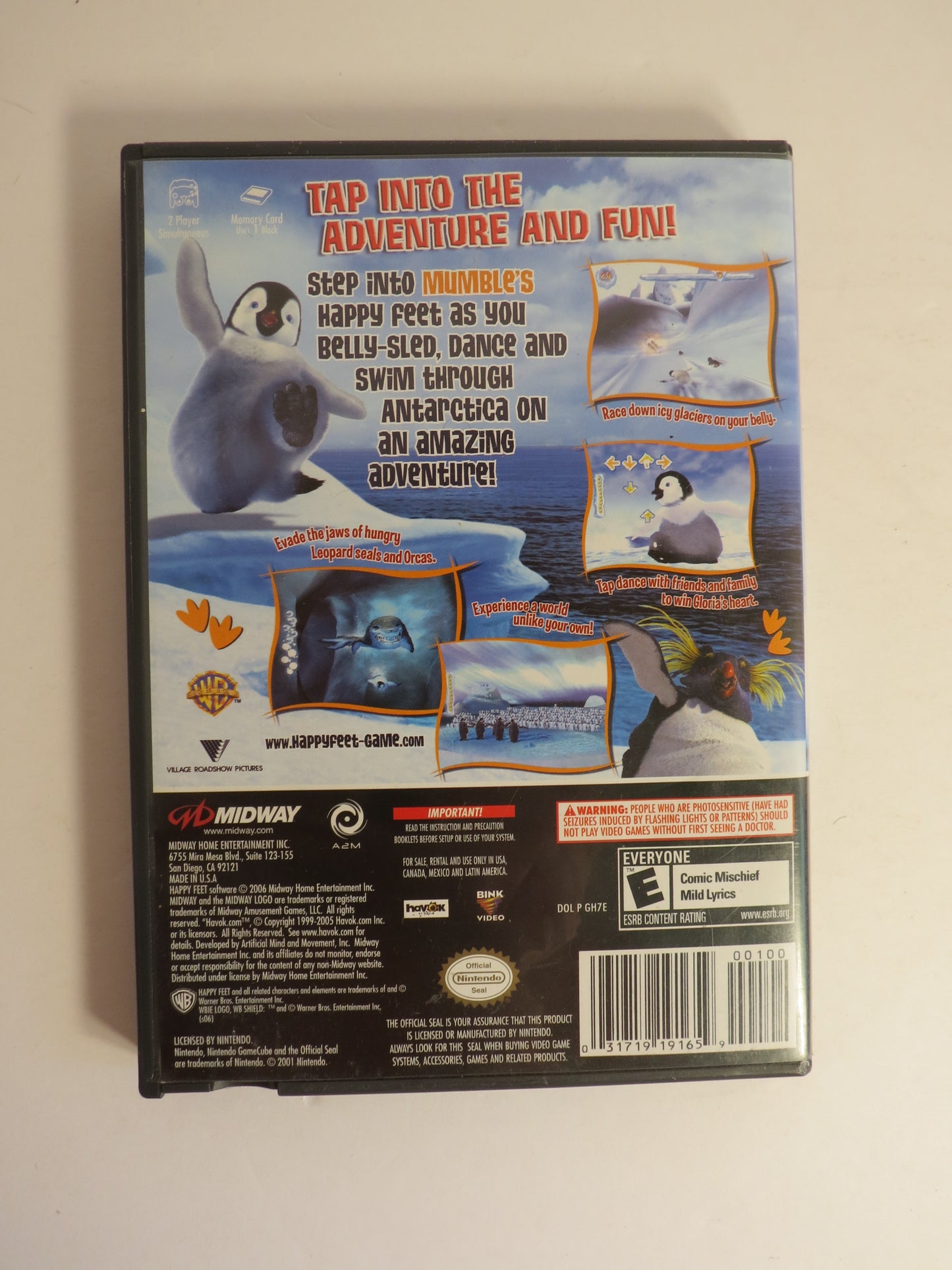 Happy Feet Nintendo Gamecube Game CIB