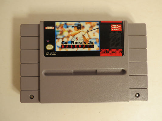 Cal Ripken Jr. Baseball Super Nintendo SNES Game