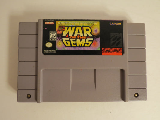 Marvel Super Heroes In War of the Gems Super Nintendo SNES Game