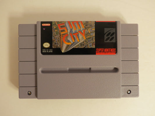 Sim City Super Nintendo SNES Game