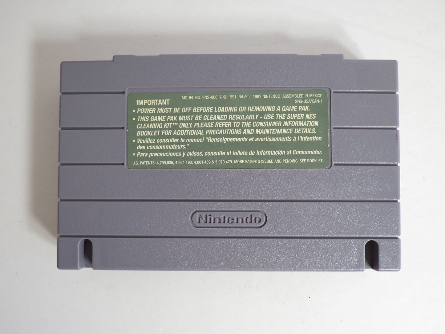 Speedy Gonzales Los Gatos Bandidos Super Nintendo SNES Game