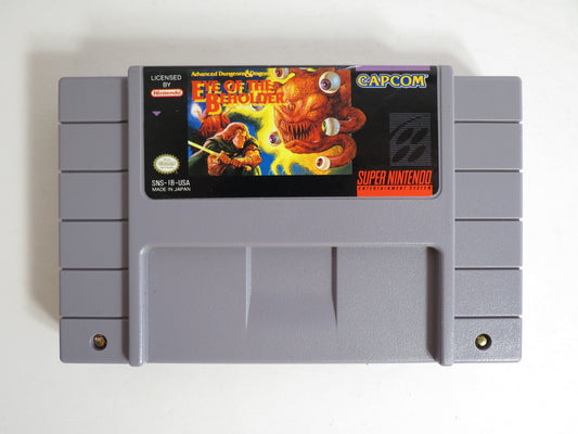 Eye of the Beholder Advanced Dungeons and Dragons Super Nintendo SNES Game