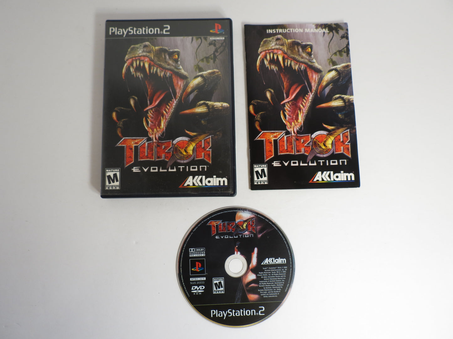 Turok Evolution Playstation 2 PS2 Game CIB