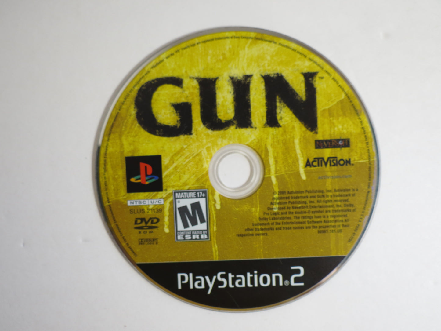 Gun Playstation 2 PS2 Game CIB