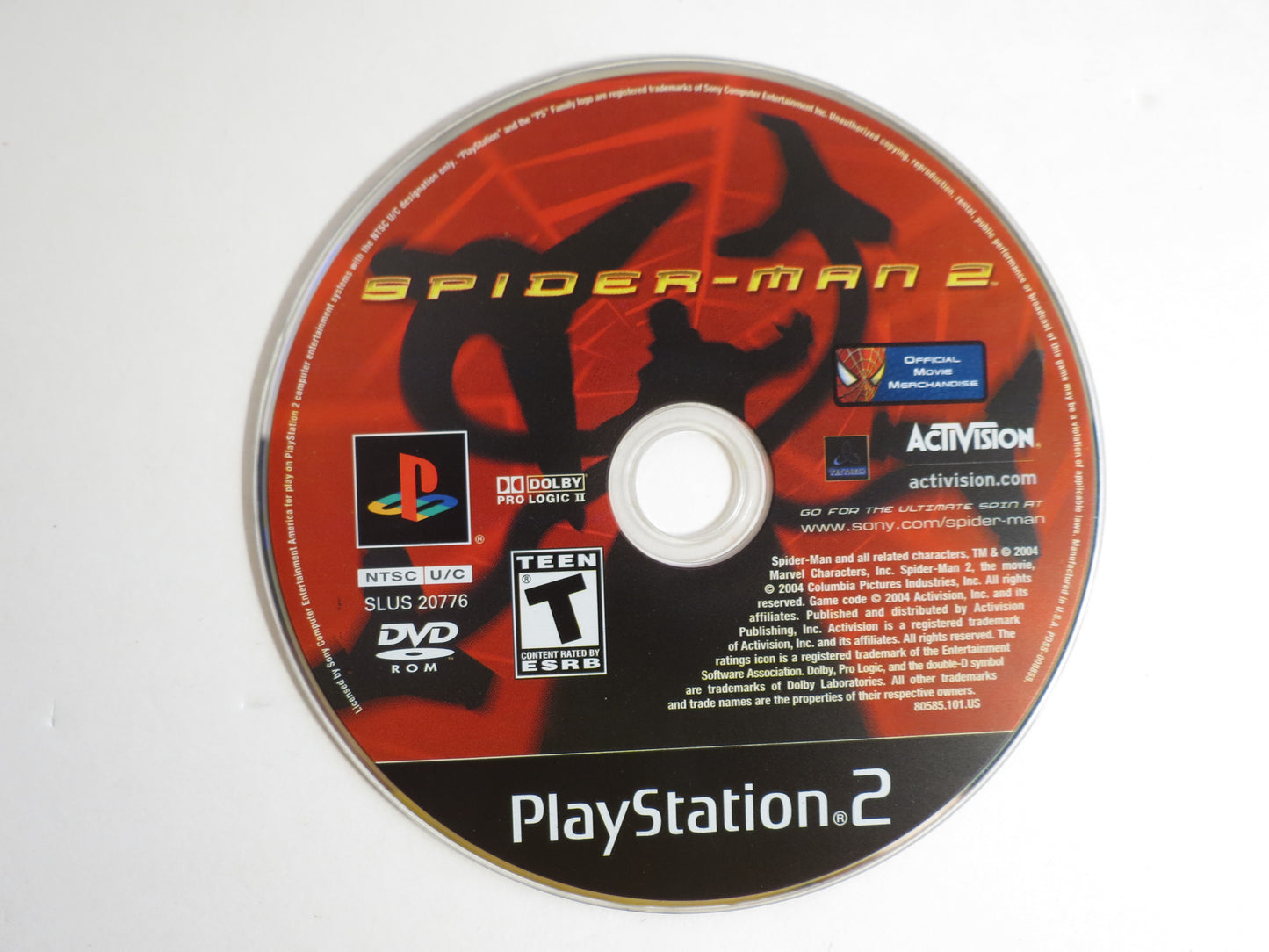 Spider-Man 2 Playstation 2 PS2 Game CIB