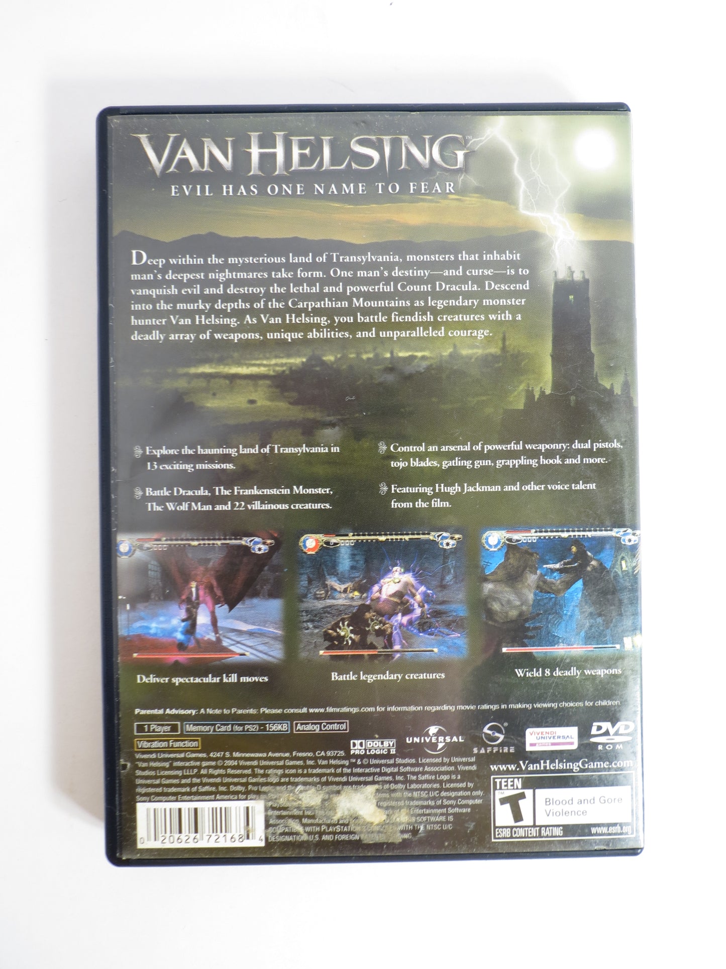 Van Helsing Playstation 2 PS2 Game CIB
