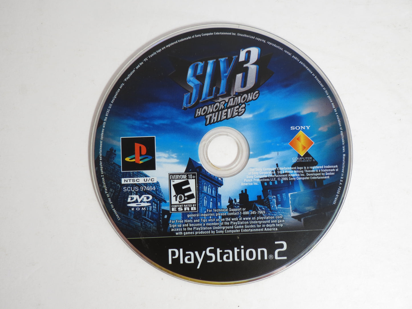 Sly 3 Honor Among Thieves Playstation 2 PS2 Game CB