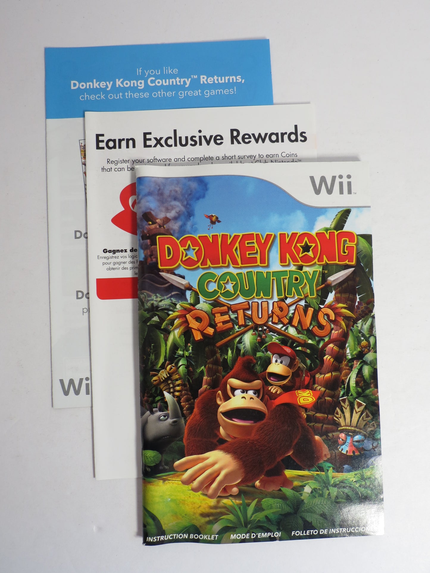 Donkey Kong Country Returns Nintendo Wii Game CIB