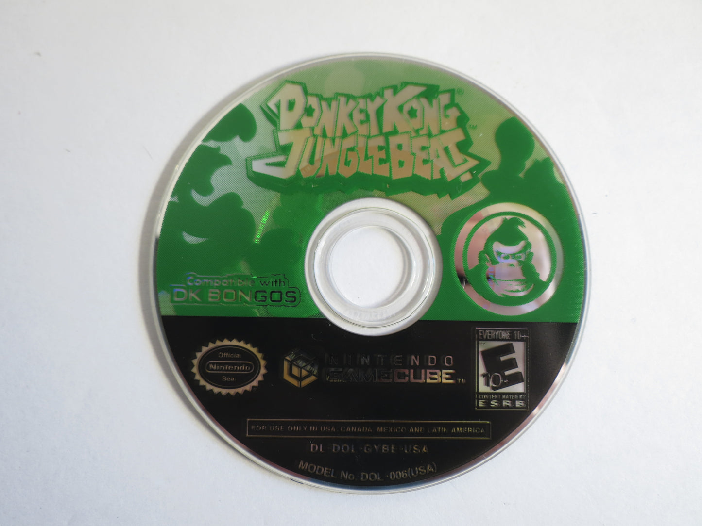 Donkey Kong Jungle Beat & Bongo Controller Nintendo Gamecube Game CIB