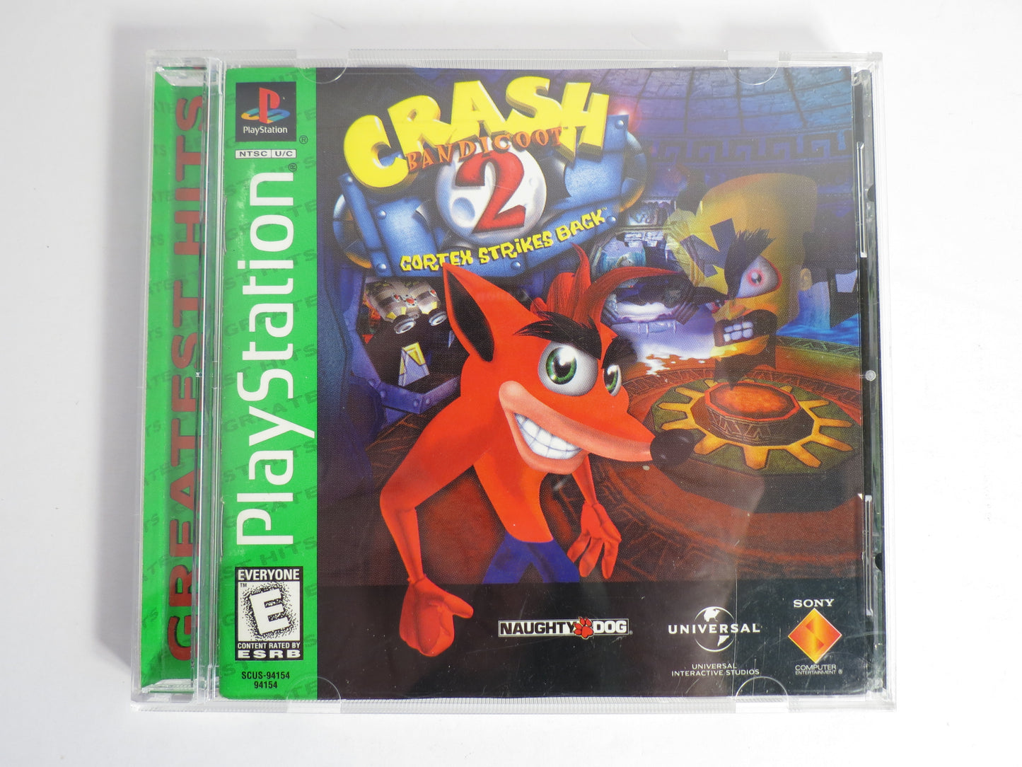 Crash Bandicoot 2: Cortex Strikes Back Greatest Hits Playstation 1 PS1 Game CIB