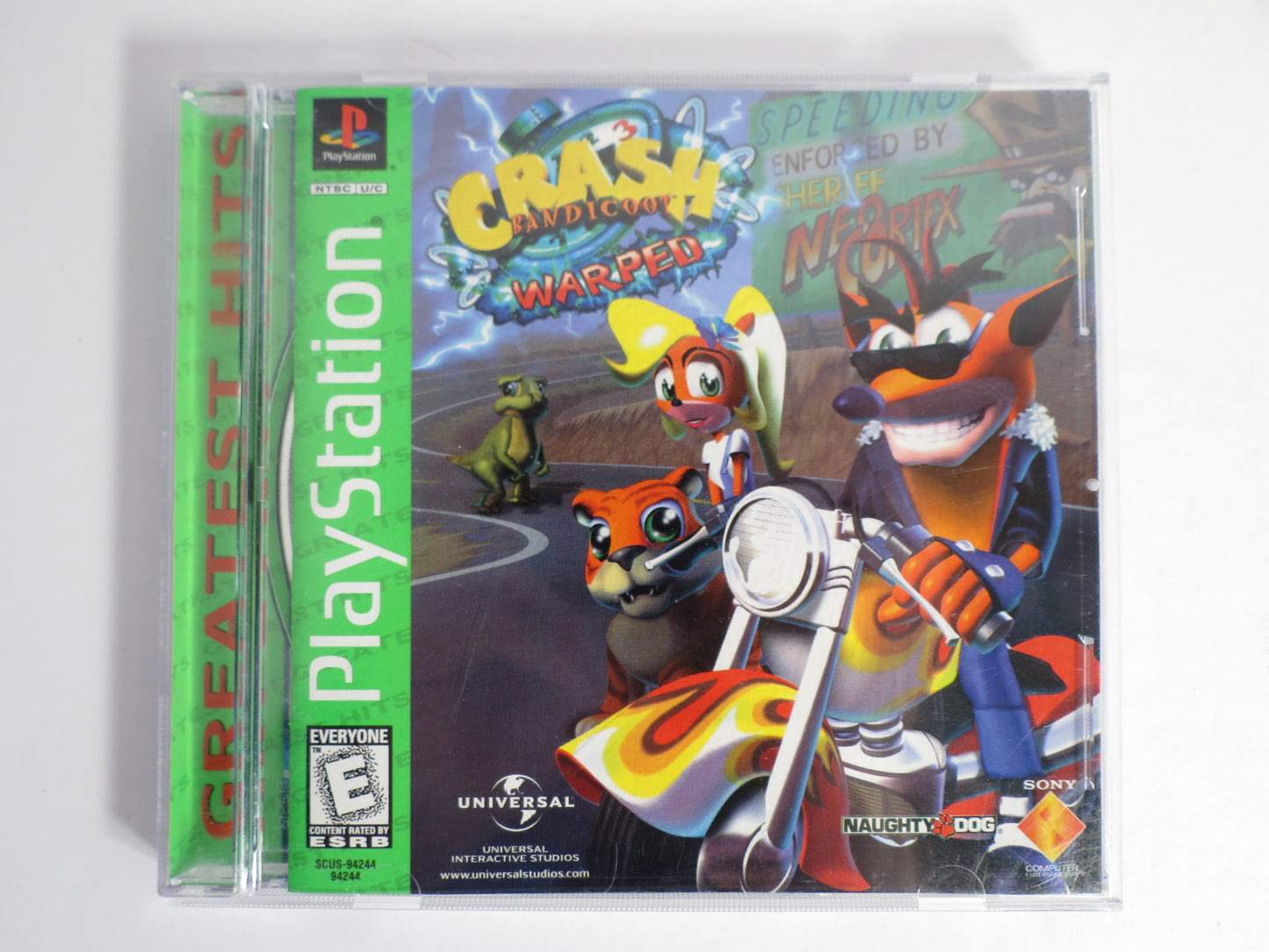 Crash Bandicoot: Warped Greatest Hits Playstation 1 PS1 Game CIB
