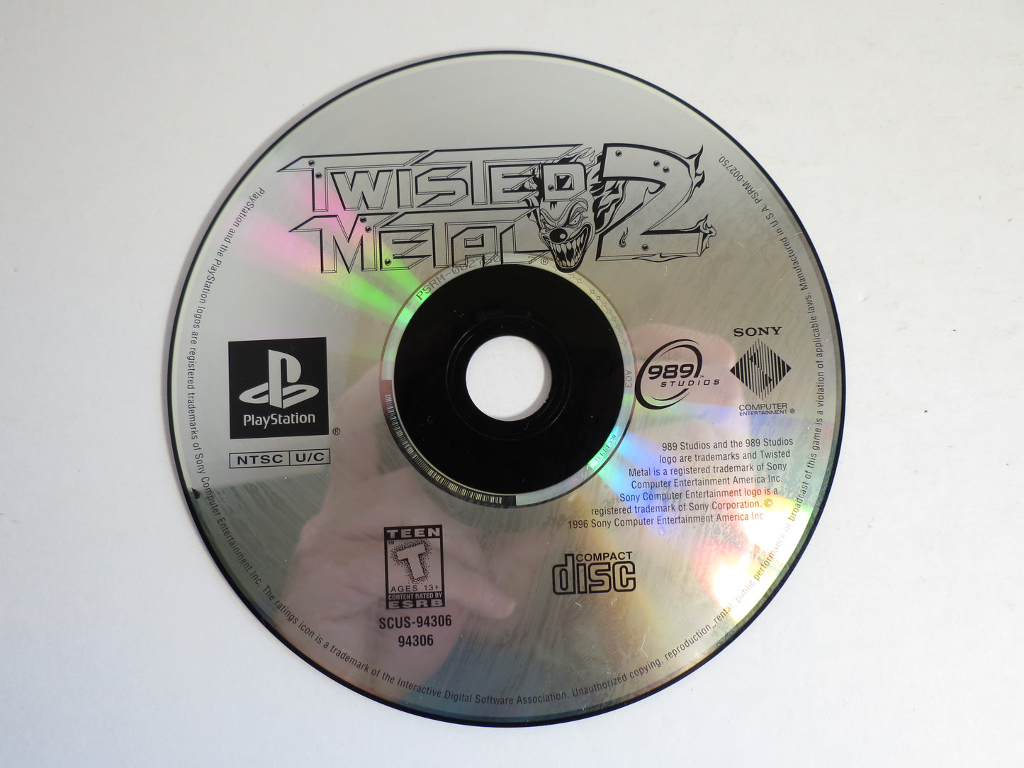Twisted Metal 2 Greatest Hits Playstation 1 PS1 Game CIB