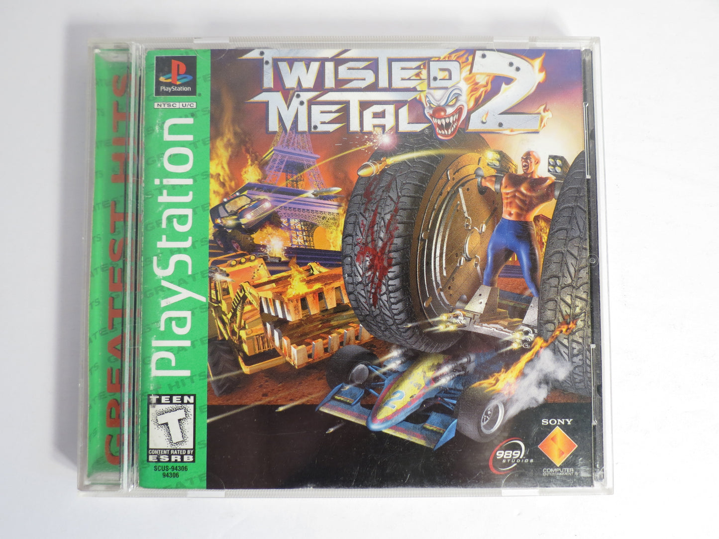 Twisted Metal 2 Greatest Hits Playstation 1 PS1 Game CIB