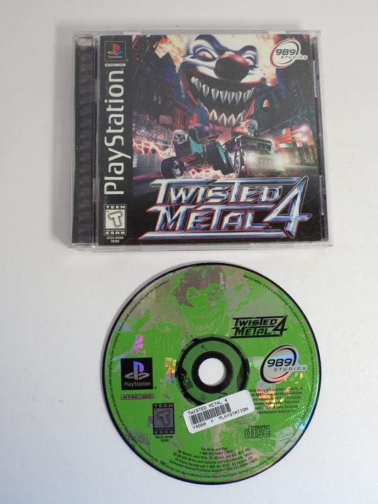 Twisted Metal 4 Playstation 1 PS1 Game CIB
