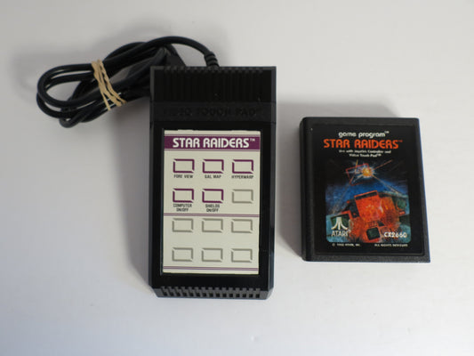 Star Raiders & Video Touch Pad Controller Atari 2600 Game
