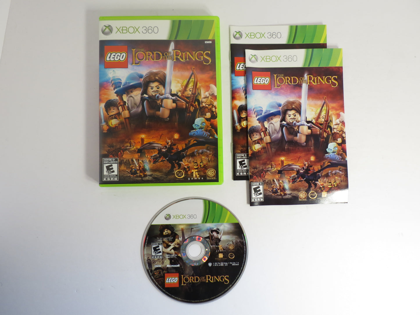 Lego Lord of the Rings Xbox 360 Game CIB