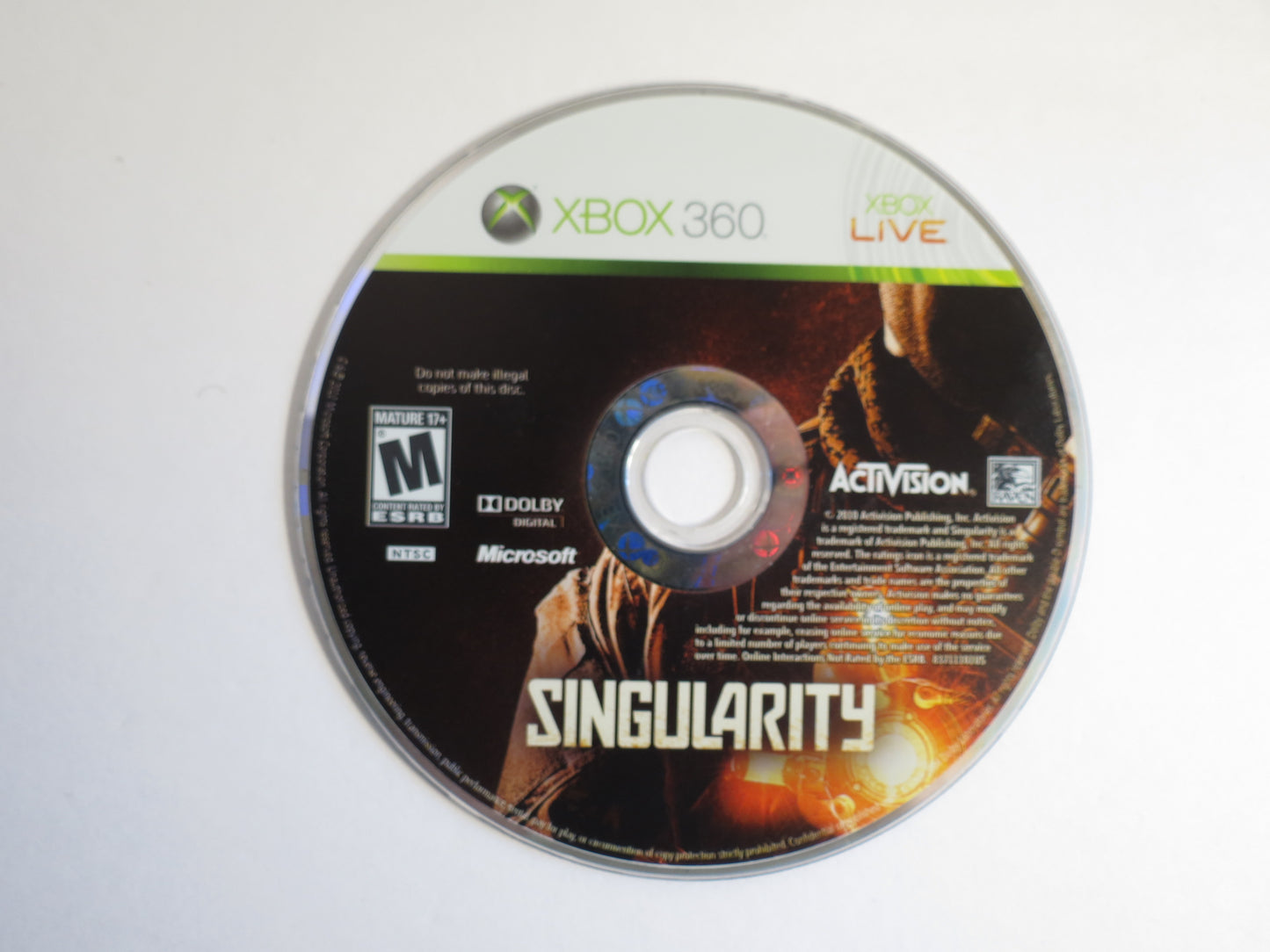 Singularity Xbox 360 Game CIB