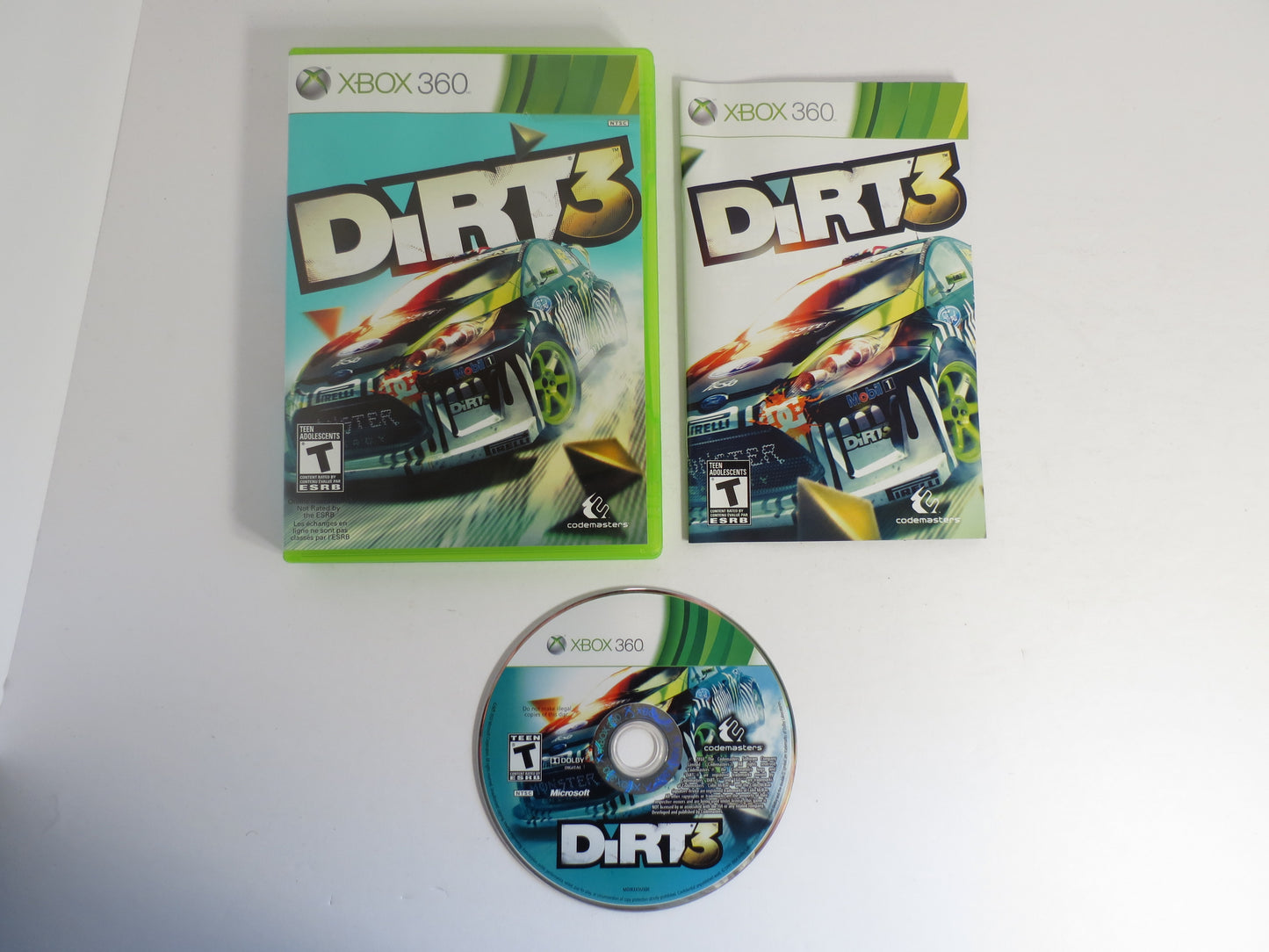 Dirt 3 Xbox 360 Game CIB