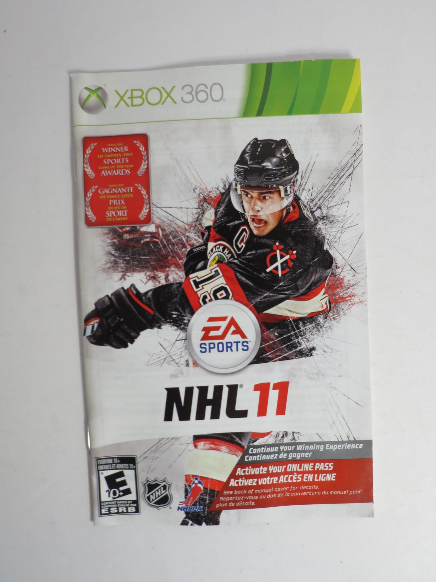 NHL 11 Xbox 360 Game CIB