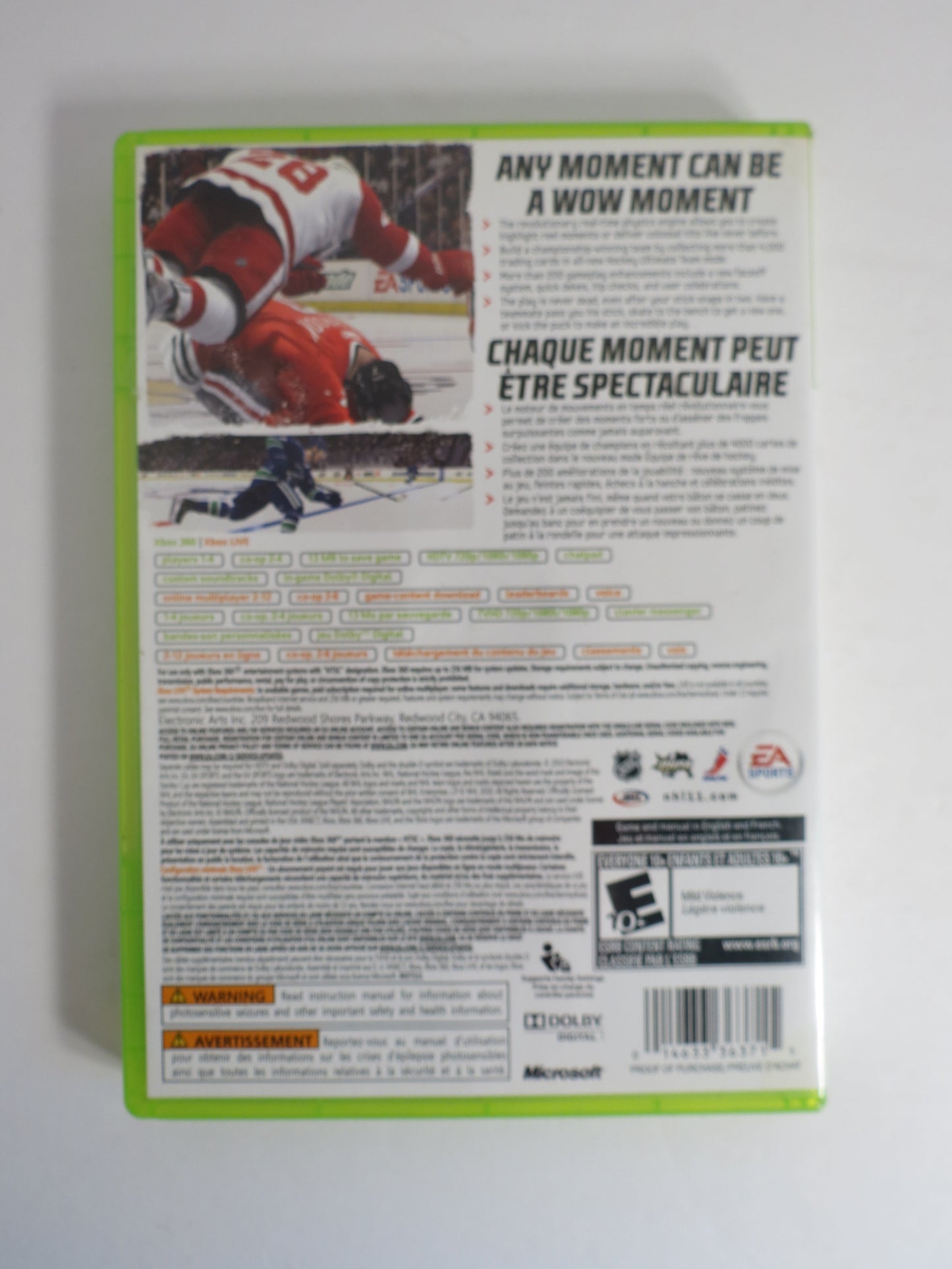 NHL 11 Xbox 360 Game CIB