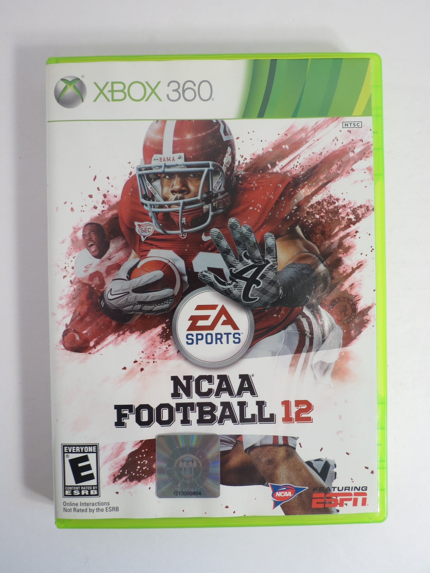 NCAA Football 12 Xbox 360 Game CB